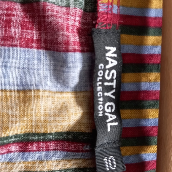 Nasty Gal striped cropped t-shirt - Picture 3 of 3